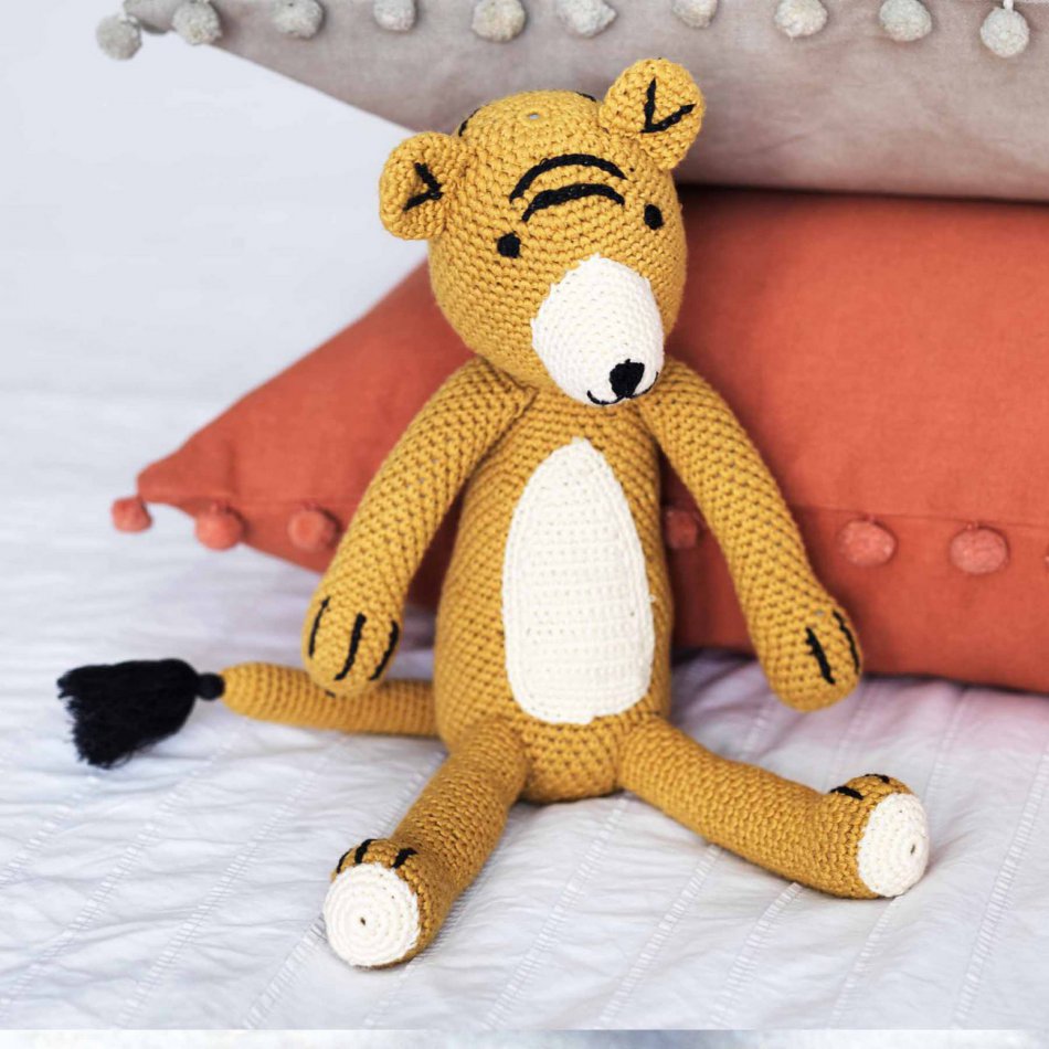 Gehaakte knuffel tijger