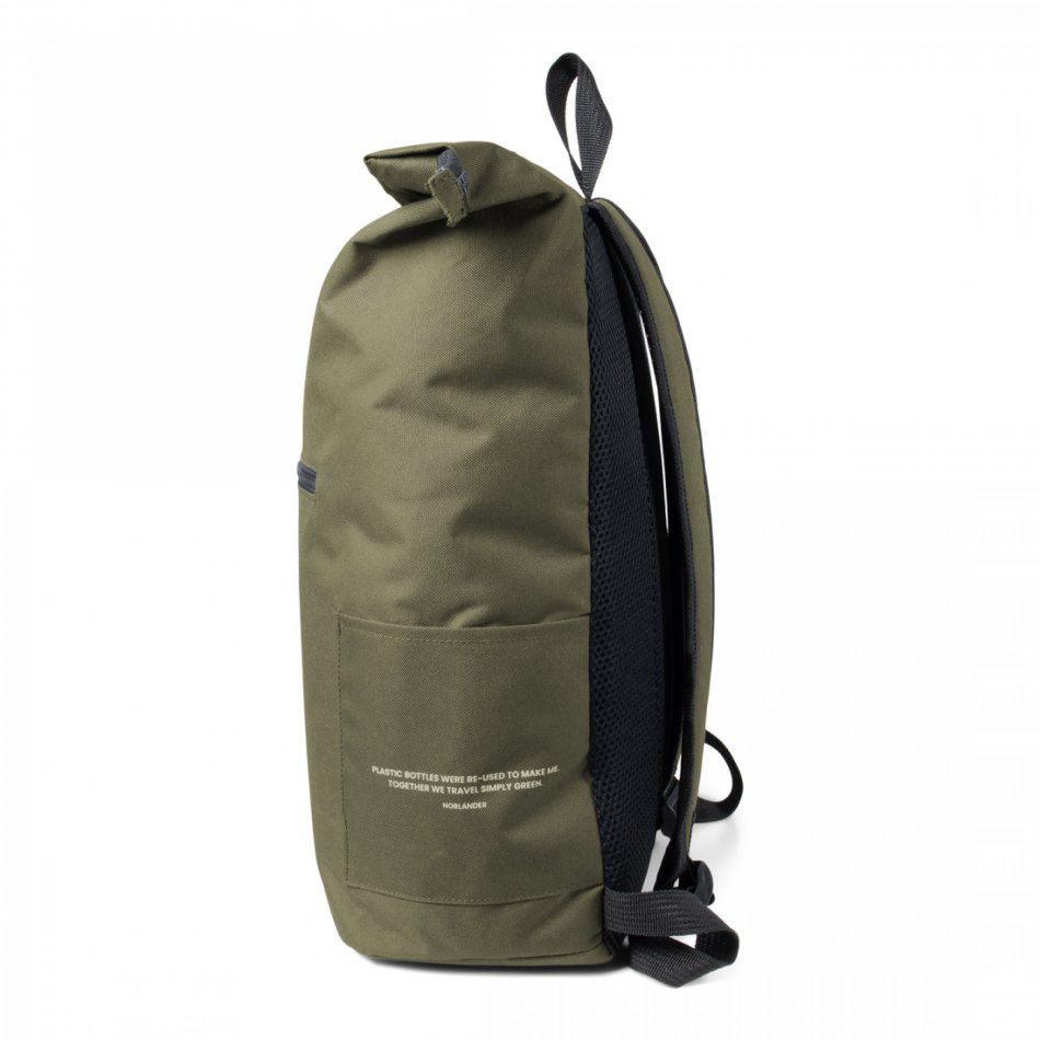 NORLÄNDER S.G. Rol Rugtas RPET Olijfgroen