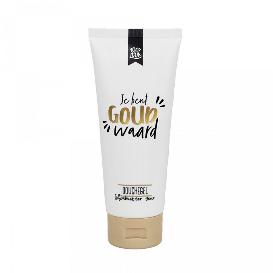 Douchegel tube in doosje - Goud waard