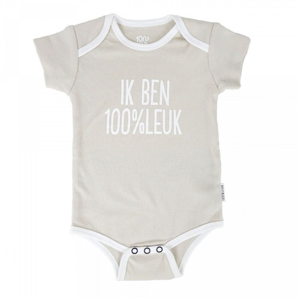 Baby romper - Ik ben 100%LEUK