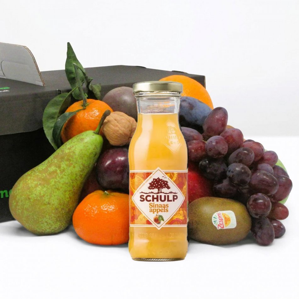 Fruitmand Sinaasappelsap