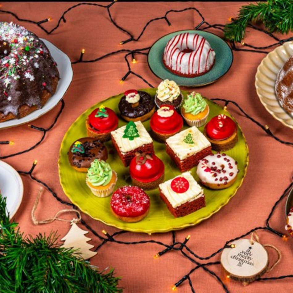 Kerst Mini cupcakes 24 stuks