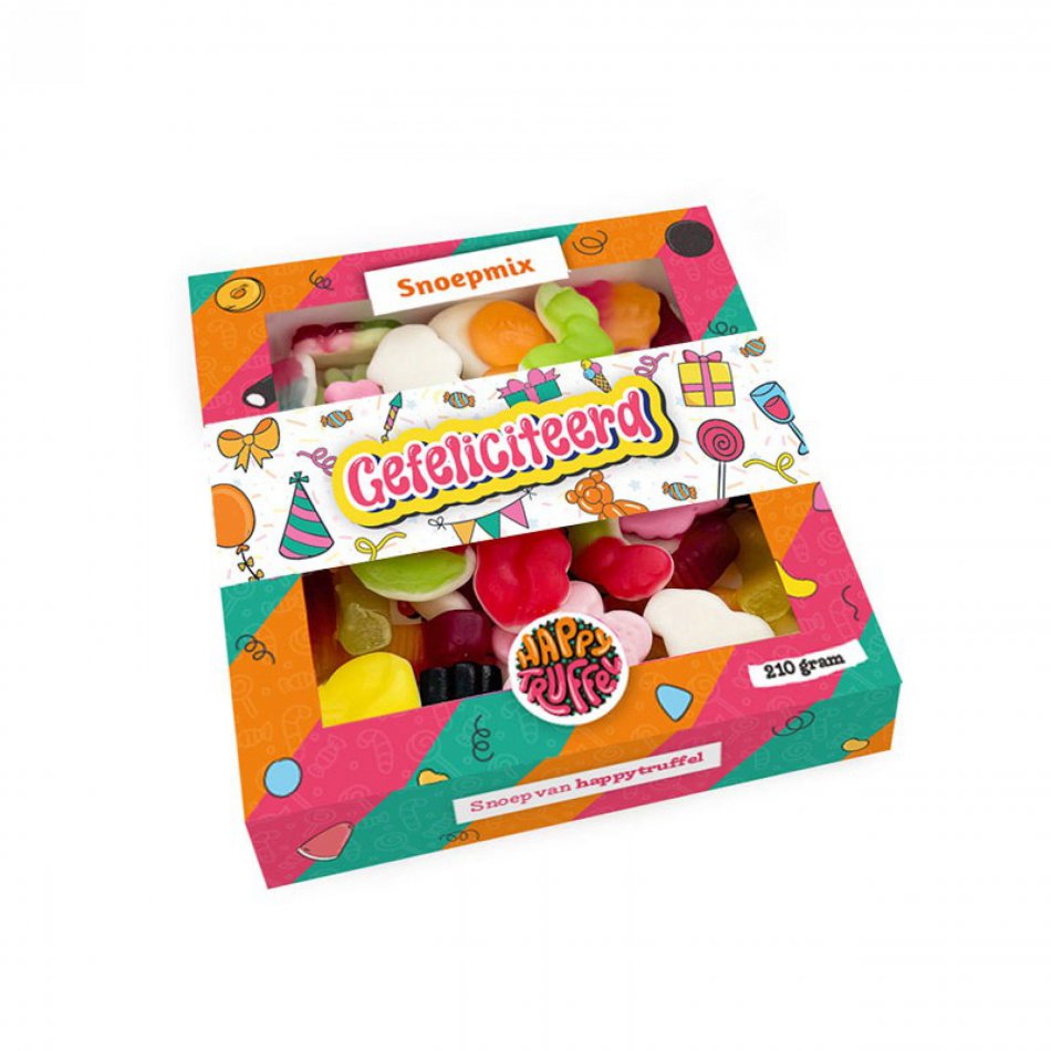 Snoeppakket Van harte gefeliciteerd